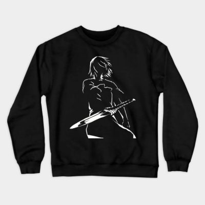 Vinland Saga Thorfinn Aesthetic Silhouette Crewneck Sweatshirt Official Vinland Saga Merch