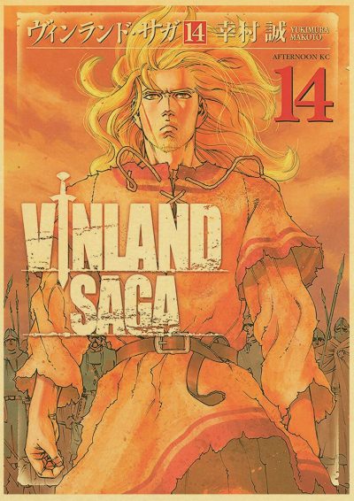 Vinland Saga Anime Manga Retro Poster Kraft Paper Prints Home Room Decor Vintage Painting Wall Stickers 16 - Vinland Saga Store