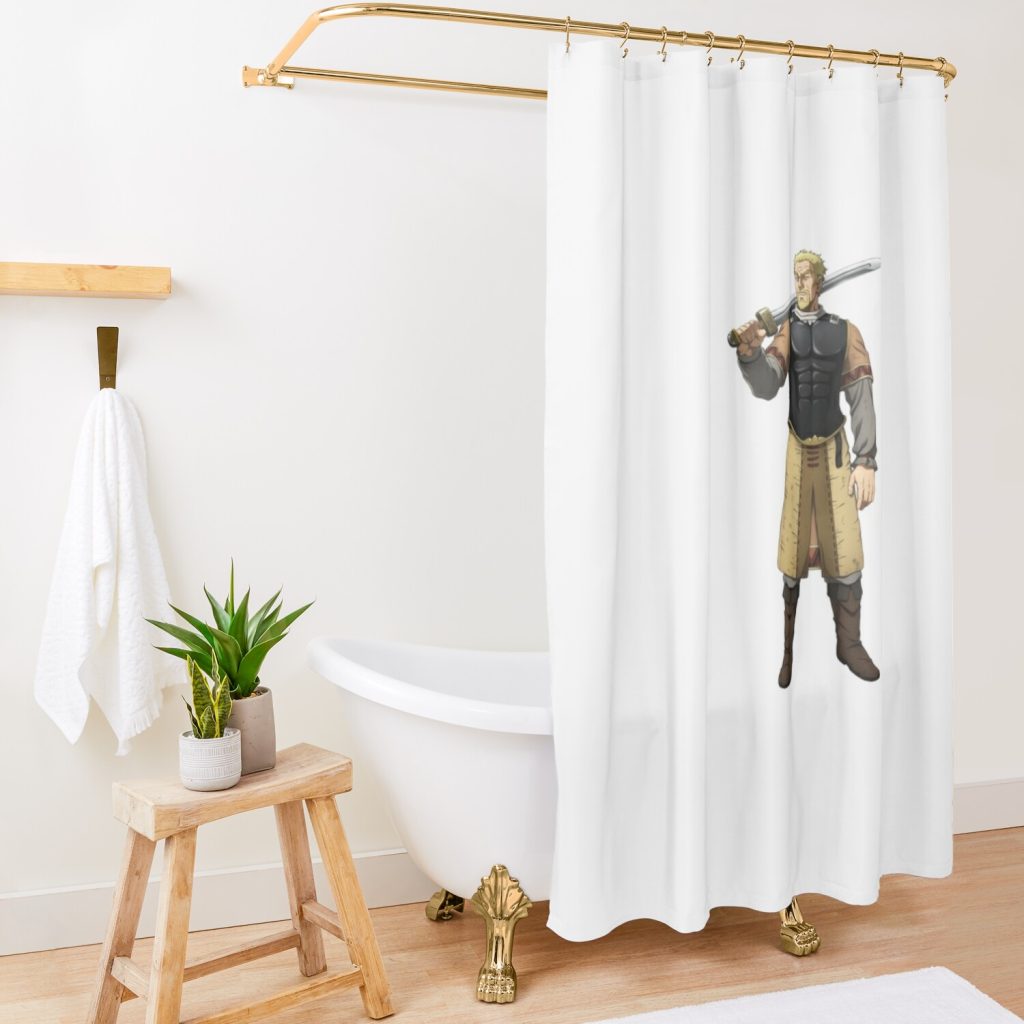 Vinland Saga, Askeladd Shower Curtain Official Vinland Saga Merch