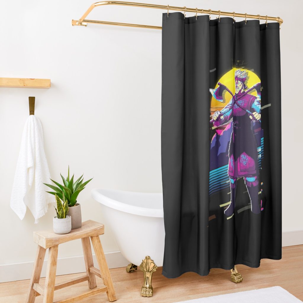 Vinland Saga - Thorkell Shower Curtain Official Vinland Saga Merch