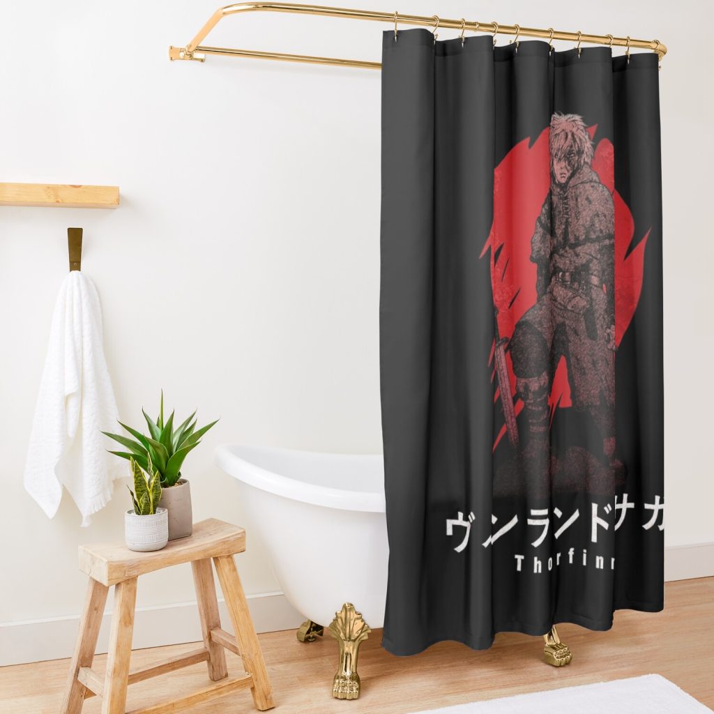 Vinland Saga Shower Curtain Official Vinland Saga Merch