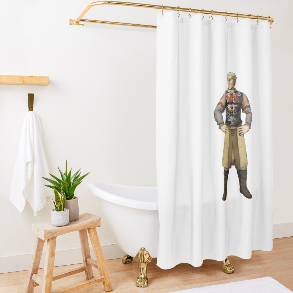 Vinland Saga, Askeladd Shower Curtain Official Vinland Saga Merch