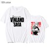 Vinland Saga T Shirts Thorfinn Streetwear MEN Casual Harajuku Cartoon Short sleeved Tshirt 100 Cotton Summer - Vinland Saga Store