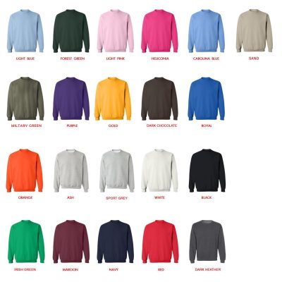 sweatshirt color chart - Vinland Saga Store