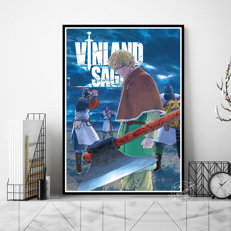 Best Vinland Saga Poster Art Canvas Wall Art